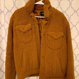 Forever 21 Oversized Sherpa Jacket